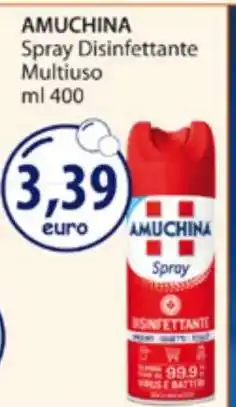 Acqua & Sapone AMUCHINA Spray Disinfettante Multiuso ml 400 offerta