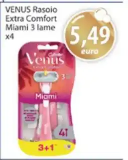Acqua & Sapone VENUS Rasoio Extra Comfort Miami 3 lame x4 offerta