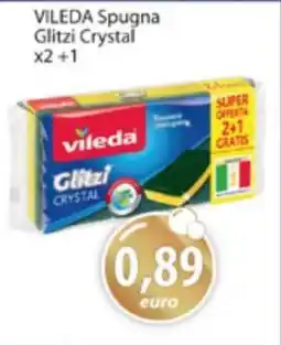 Acqua & Sapone VILEDA Spugna Glitzi Crystal x2 +1 offerta
