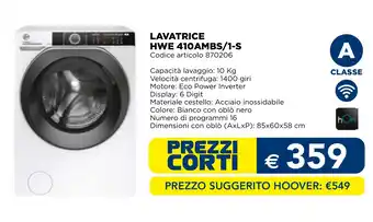 HOOVER LAVATRICE HWE 410AMBS/1-S