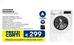 Esselunga HOOVER LAVATRICE HW28AM1-S offerta