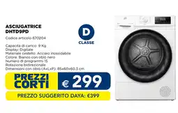 Esselunga DAYA ASCIUGATRICE DHTD9PD offerta