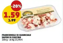PENNY Francobolli di guanciale SAPOR DI CASCINA offerta