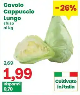 Prix Quality Cavolo Cappuccio Lungo offerta
