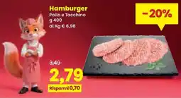 Prix Quality Hamburger Pollo e Tacchino offerta