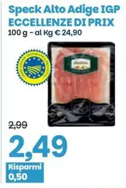 Prix Quality Speck Alto Adige IGP ECCELLENZE DI PRIX offerta