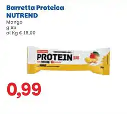 Prix Quality Barretta Proteica NUTREND Mango offerta