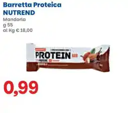 Prix Quality Barretta Proteica NUTREND Mandorla offerta