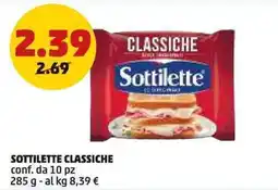 PENNY Sottilette classiche offerta