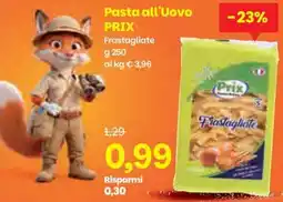 Prix Quality Pasta all'Uovo PRIX offerta