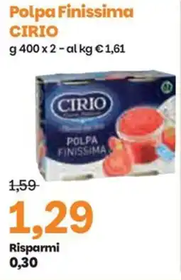 Prix Quality Polpa Finissima CIRIO offerta