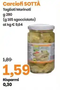Prix Quality Carciofi SOTTÀ Tagliati Marinati offerta