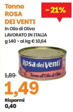 Prix Quality Tonno ROSA DEI VENTI offerta