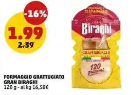 PENNY Formaggio grattugiato GRAN BIRAGHI offerta