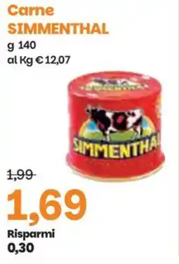 Prix Quality Carne SIMMENTHAL offerta