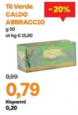 Prix Quality Tè Verde CALDO ABBRACCIO offerta