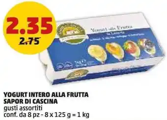 PENNY Yogurt intero alla frutta SAPOR DI CASCINA offerta
