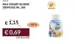 Prezzemolo e Vitale Mila yogurt da bere tropicale offerta