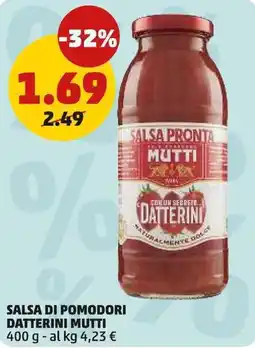 PENNY Salsa di pomodori datterini MUTTI offerta