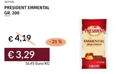 Prezzemolo e Vitale President emmental offerta