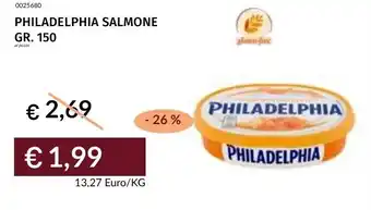 Prezzemolo e Vitale Philadelphia salmone offerta