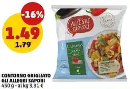 PENNY Contorno grigliato GLI ALLEGRI SAPORI offerta