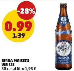 PENNY Birra MAISEL'S WEISSE offerta