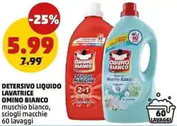 PENNY Detersivo liquido lavatrice OMINO BIANCO offerta