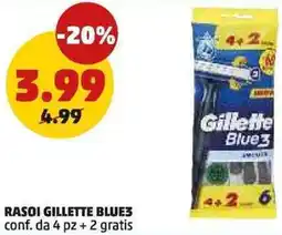 PENNY Rasoi GILLETTE BLUE3 offerta