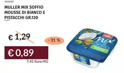 Prezzemolo e Vitale Muller mix soffio mousse di bianco e pistacchi offerta
