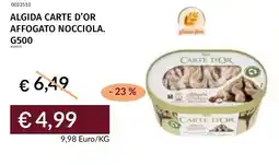Prezzemolo e Vitale Algida carte d'or affogato nocciola offerta