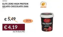 Prezzemolo e Vitale Elite zero high protein gelato cioccolato offerta
