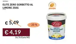 Prezzemolo e Vitale Elite zero sorbetto al limone offerta