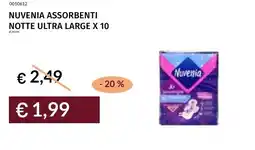 Prezzemolo e Vitale Nuvenia assorbenti notte ultra large x 10 offerta