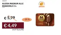 Prezzemolo e Vitale Algida magnum alle mandorle x 4 offerta