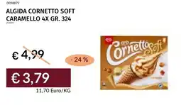 Prezzemolo e Vitale Algida cornetto soft caramello offerta
