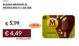 Prezzemolo e Vitale Algida magnum al pistacchio x 4 offerta