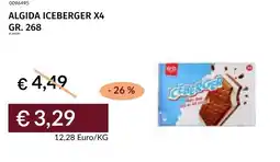 Prezzemolo e Vitale Algida iceberger x4 offerta
