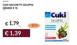 Prezzemolo e Vitale Cuki sacchetti gelopiu grandi x 15 offerta