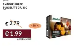Prezzemolo e Vitale Amadori birbe surgelate offerta