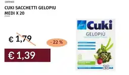 Prezzemolo e Vitale Cuki sacchetti gelopiu medi x 20 offerta