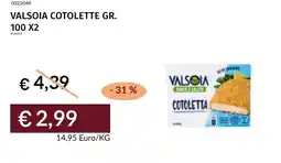 Prezzemolo e Vitale Valsoia cotolette offerta