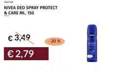 Prezzemolo e Vitale Nivea deo spray protect & care offerta