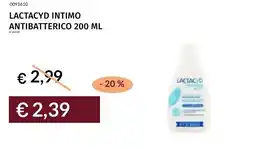 Prezzemolo e Vitale Lactacyd intimo antibatterico offerta