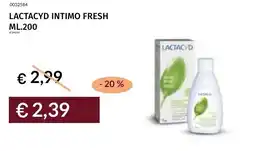 Prezzemolo e Vitale Lactacyd intimo fresh offerta