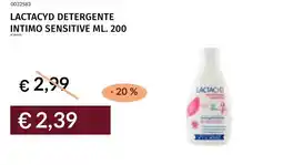 Prezzemolo e Vitale Lactacyd detergente intimo sensitive offerta