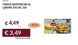 Prezzemolo e Vitale Findus bastoncini al limone x10 offerta