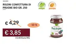 Prezzemolo e Vitale Rigoni confettura di prugne bio offerta