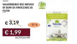 Prezzemolo e Vitale Valverbebio bio infuso di semi di finocchio offerta
