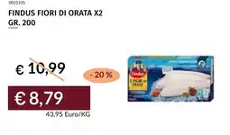 Prezzemolo e Vitale Findus fiori di orata x2 offerta
